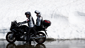 I v zim� jezd�te na motorce?