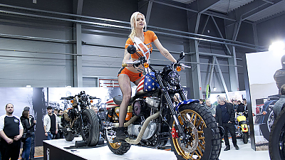 Mezin�rodn� veletrh motocykl� a �ty�kolek se bl��
