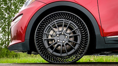 Bezvzduchov pneu Michelin Uptis vyr na silnice
