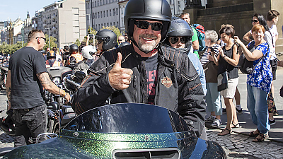 Harley��i zah�j� sez�nu v Pod�bradech