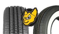 Kontio White PAW Classic 235/75 R15 108T Oldtimer 40MM WW