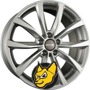 MAK WOLF silver 8.00 x 19 ET 50.00 5x112 st��brn�