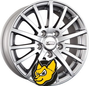 CMS C16 SR Racing Silber 6.50 x 15 ET 35.00 4x100 zvodn stbrn