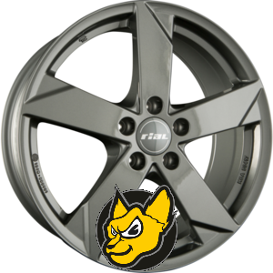 RIAL KODIAK graphit 6.00 x 15 ET 38.00 5x100 grafit