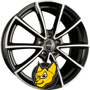 WHEELWORLD WH28 Schwarz Hochglanzpoliert (SP plus) 8.00 x 19 ET 35 5x112 