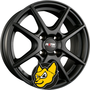 PLATIN P 73 racing schwarz 5.50 x 14 ET 43.00 4x100 zvodn ern