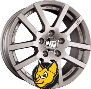 MSW MSW 22 grey silver 5.50 x 14 ET 35.00 4x100 ed stbrn