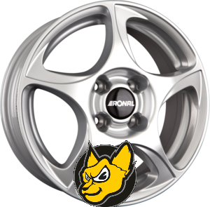 RONAL R53 kristallsilber 6.00 x 15 ET 43.00 4x100 kilov stbrn